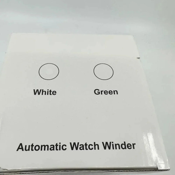 NEW XKIC Automatic Watch Winder Box Craft for Single Watch YBQ01 White - Picture 2 of 5